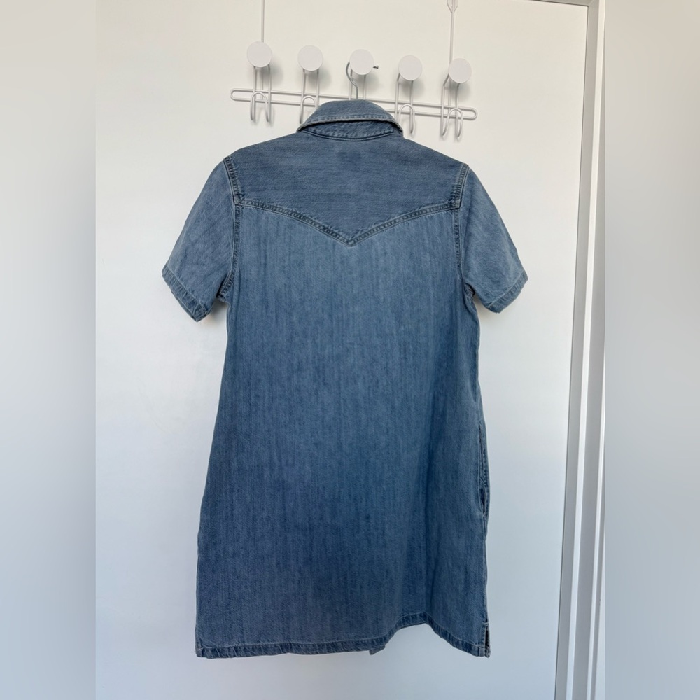 NEW Women’s LEVI'S Louisa Short Sleeve Denim Dress Size XS - Picture 4 of 5